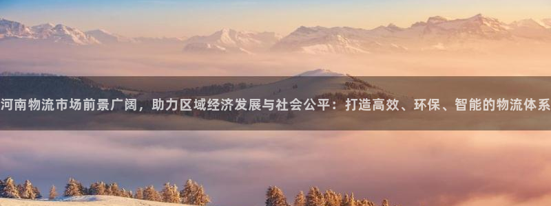 tp官网钱包下载：河南物流市场前景广